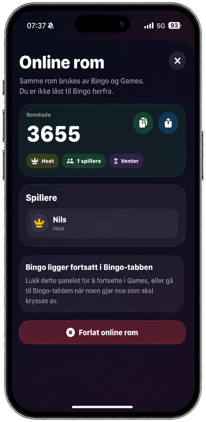 Online Bingo-rom i Vors