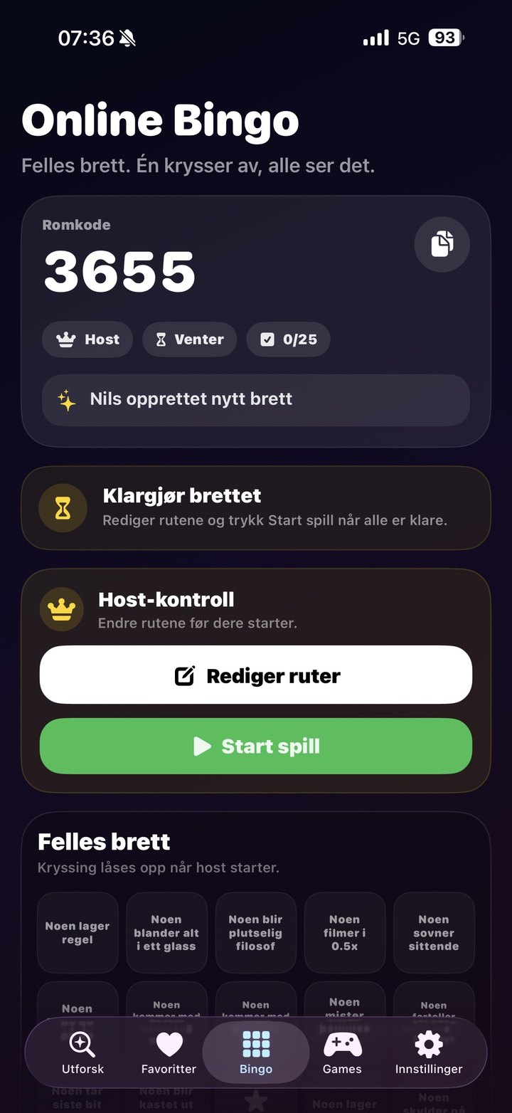 Online Bingo-rom i Vors